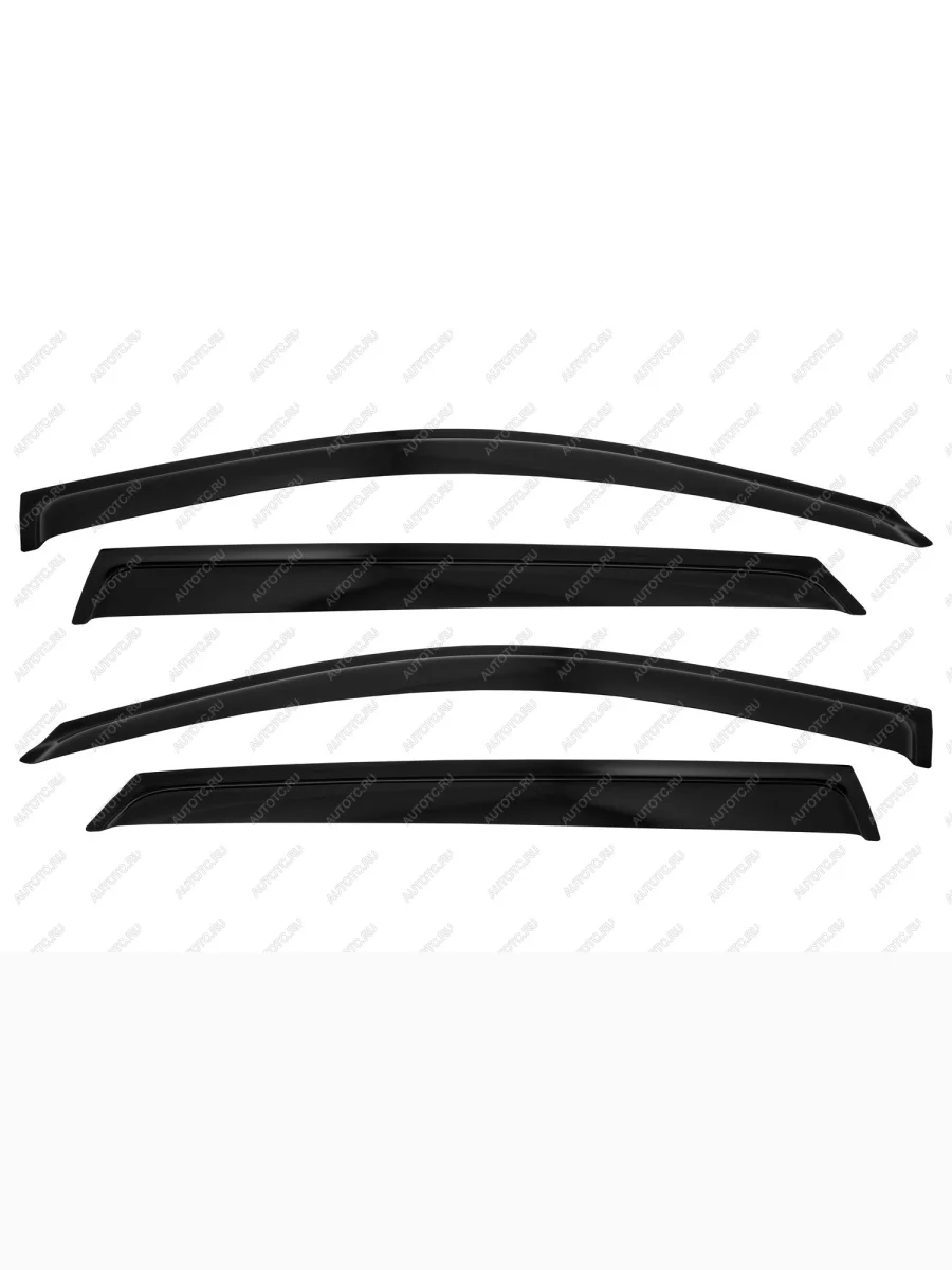 Дефлекторы окон SIM  Changan CS55 Plus (2021-2025) (черный)