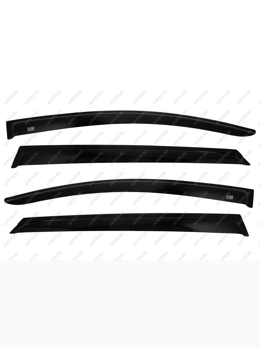 Дефлекторы окон SIM  Changan UNI-T (2020-2025) (черный)  с доставкой в г. Керчь