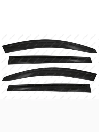 Дефлекторы окон SIM (черный) Changan UNI-V (2021-2025) лифтбэк