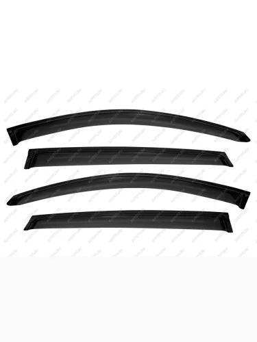 Дефлекторы окон SIM (черный) EXEED LX (2017-2022) дорестайлинг
