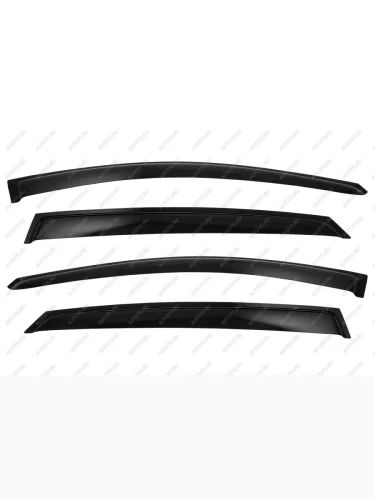 Дефлекторы окон SIM (черный) JAC J7 (2020-2025) лифтбэк