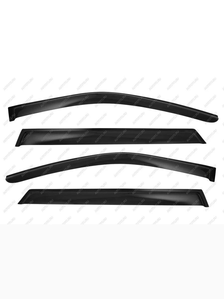 Дефлекторы окон SIM  JAC JS4 (2021-2025) (черный)  в Керчи Республика Крым