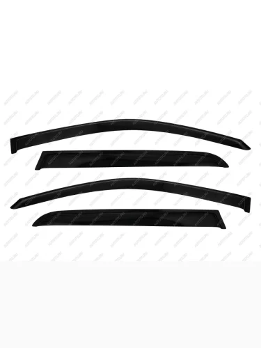 Дефлекторы окон SIM (черный) JAC T6 - T8