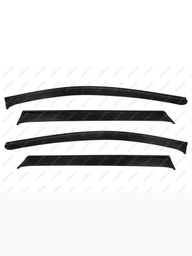 Дефлекторы окон SIM (черный) Jetour X90 Plus (2021-2025)