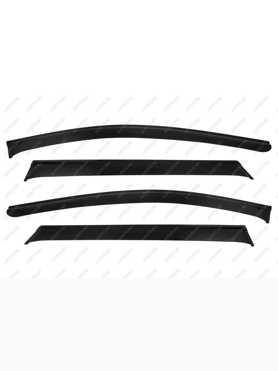Дефлекторы окон SIM Jetour X90 Plus (2021-2025) (черный)  в Керчи Республика Крым