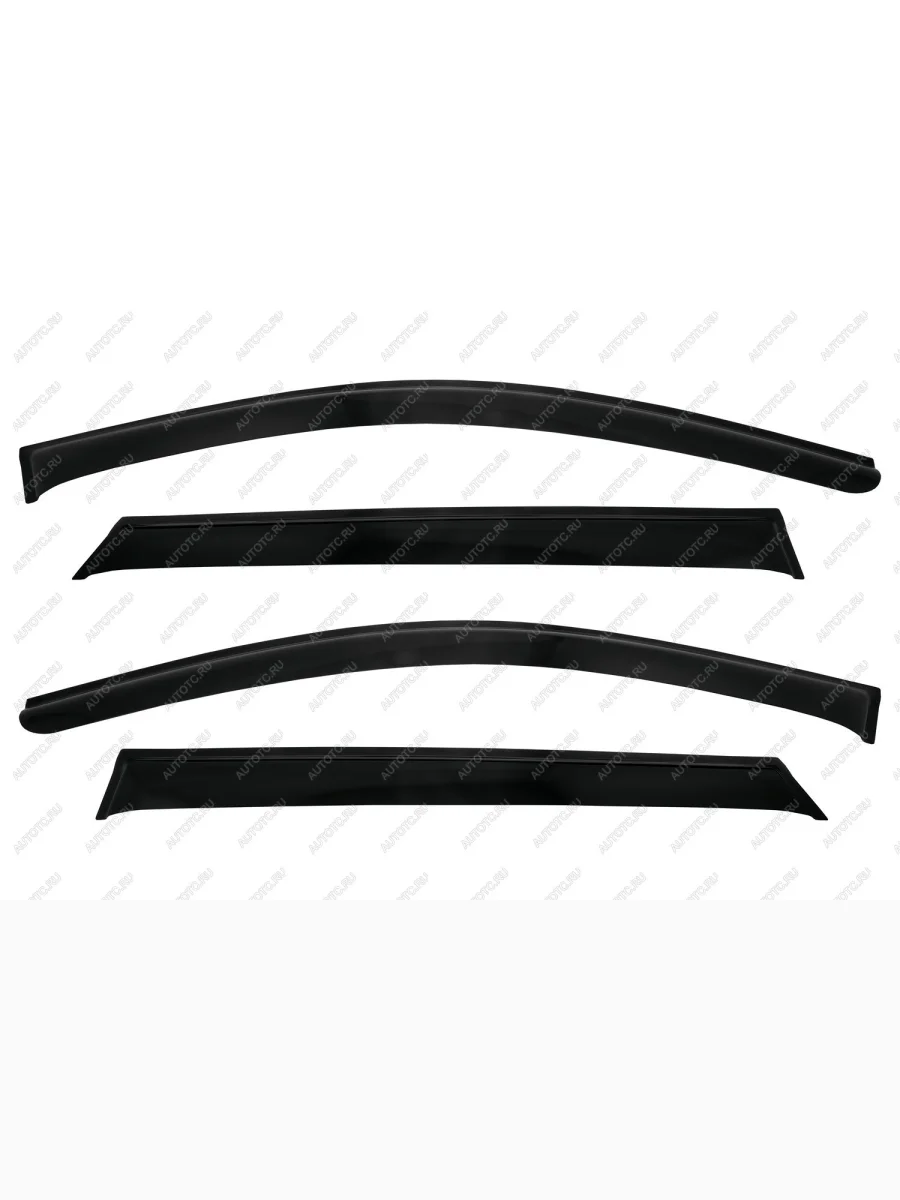 Дефлекторы окон REIN  BAIC X55 (2020-2023) 1 (черный)  в Керчи Республика Крым