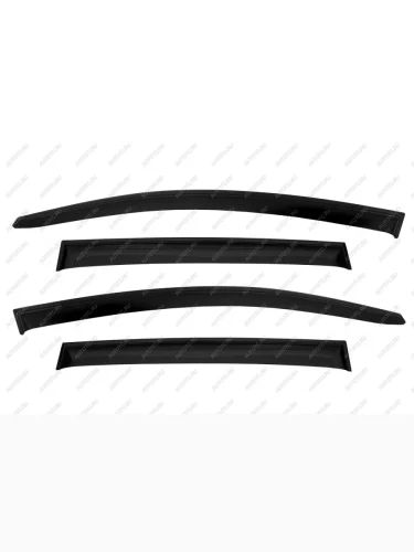 Дефлекторы окон REIN (черный) FAW Bestune B70 (2020-2025) лифтбэк