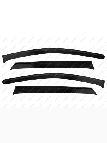 Дефлекторы окон REIN (черные) Hyundai Bayon  BC3 (2021-2025)