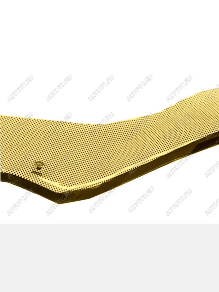 Дефлектор капота CA-Plastiс KIA Rio 3 QB дорестайлинг седан (2011-2015) (серия Шелкография золото)  в Воронеже Воронежской области