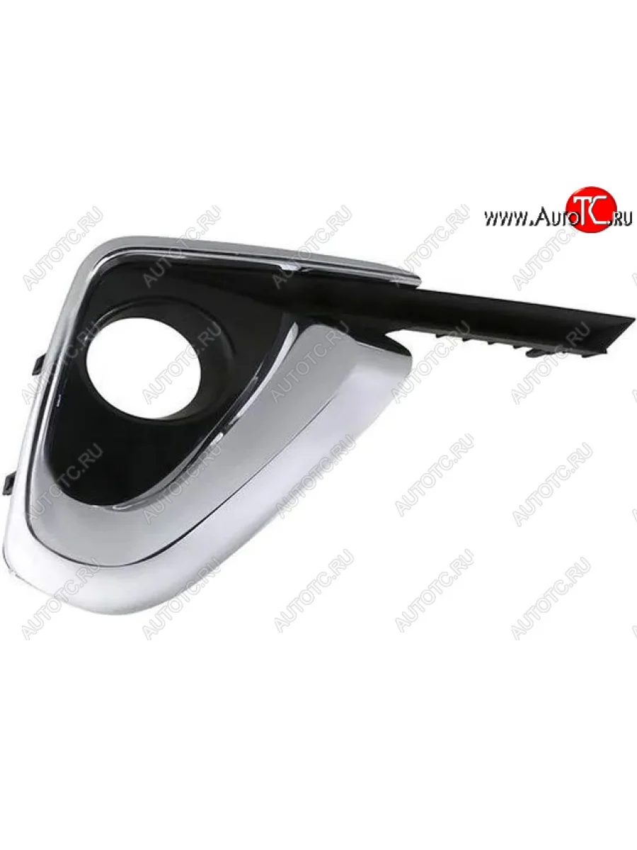 Правая вставка под ПТФ BodyParts Toyota Fortuner AN160 дорестайлинг (2015-2020) (молдинг хром)  в Самаре Самарской области