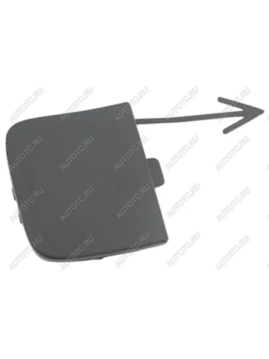 Заглушка заднего бампера (под крюк) BodyParts Volkswagen Passat B7 седан (2010-2015) (неокрашенная)  в Самаре Самарской области