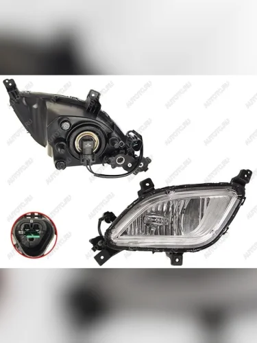 Левая противотуманная фара GAMMA KIA Cerato  3 YD (2016-2019) рестайлинг седан