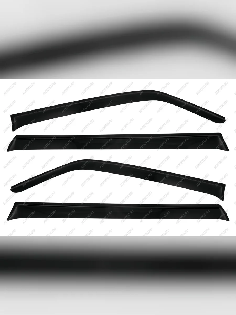 Дефлекторы окон REIN  Tank 300 (2020-2025) (черные)  в Перми Пермском крае