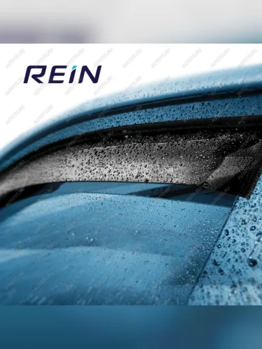 Дефлекторы окон REIN (черные) Opel Astra  J GTC (2011-2018)