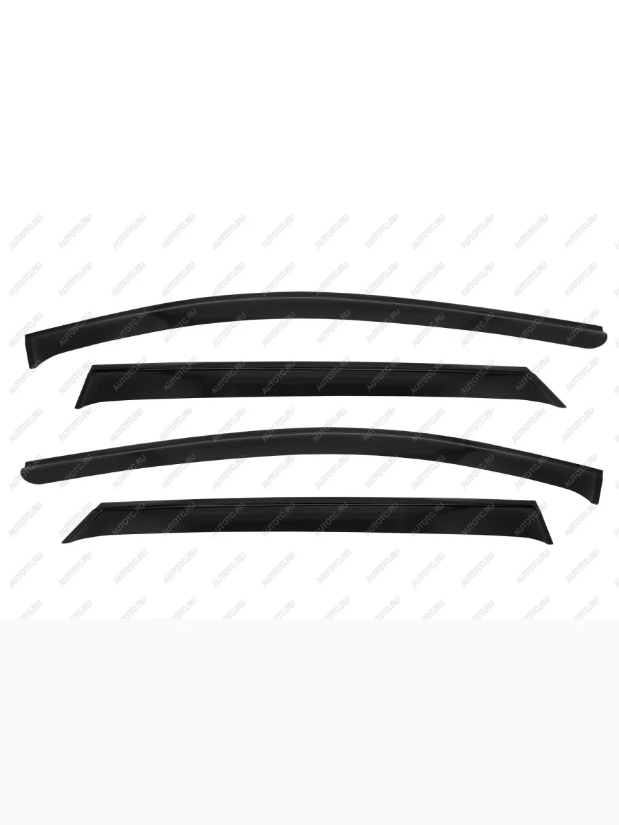 Дефлектор окон REIN  Jetour Dashing (2022-2025) (черные)  в Воронеже Воронежской области