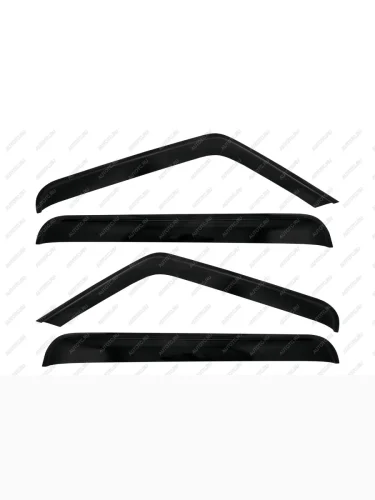 Дефлектор окон REIN (черные) BAIC BJ40 (2022-2025)