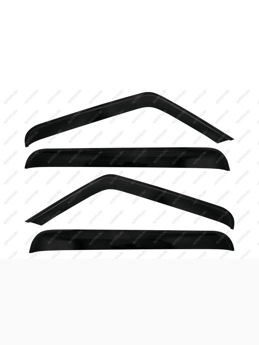 Дефлектор окон REIN  BAIC BJ40 (2022-2025) (черные)  в Керчи Республика Крым