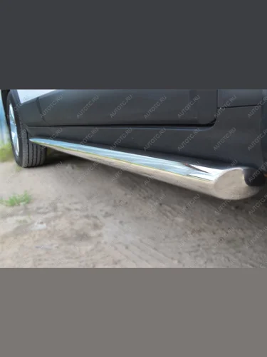 Пороги труба SLITKOFF Chevrolet Captiva (2013-2016) 2-ой рестайлинг