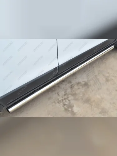 Пороги труба SLITKOFF Chevrolet Captiva (2013-2016) 2-ой рестайлинг