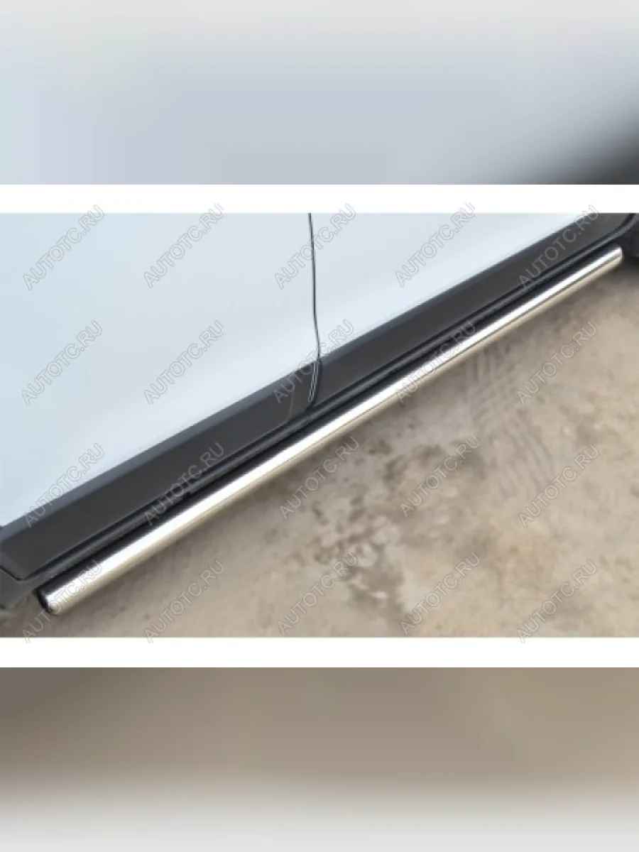 Пороги труба SLITKOFF Chevrolet Niva 2123 дорестайлинг (2002-2008) (d57 мм)  в Керчи Республика Крым