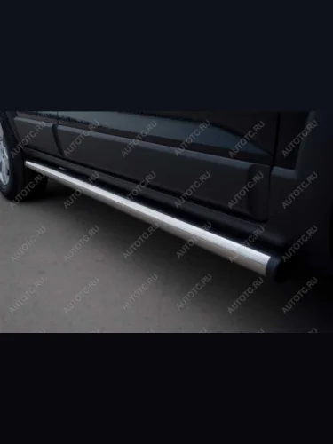 Пороги труба SLITKOFF Chevrolet Niva  2123 (2002-2008) дорестайлинг