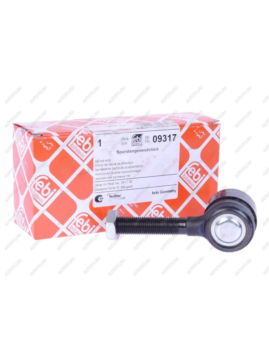 Наконечник рулевой тяги RH=LH FEBI CITROEN C4  дорестайлинг, хэтчбэк 5 дв. (2004-2008)  в Перми Пермском крае