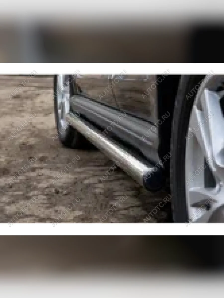 Пороги труба SLITKOFF CITROEN C-crosser (2007-2012) (d57 мм)  в Перми Пермском крае