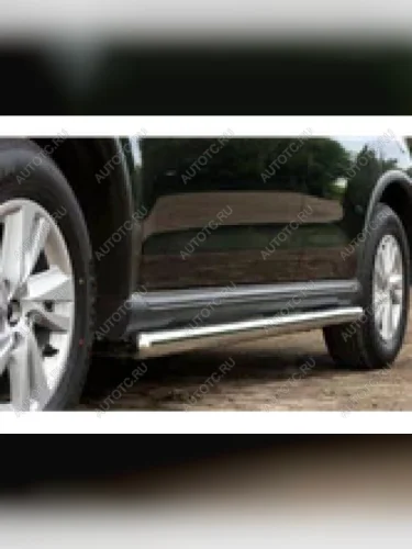 Пороги труба SLITKOFF CITROEN C-crosser (2007-2012)