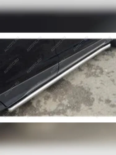 Пороги труба SLITKOFF Ford Kuga  2 (2013-2016) дорестайлинг