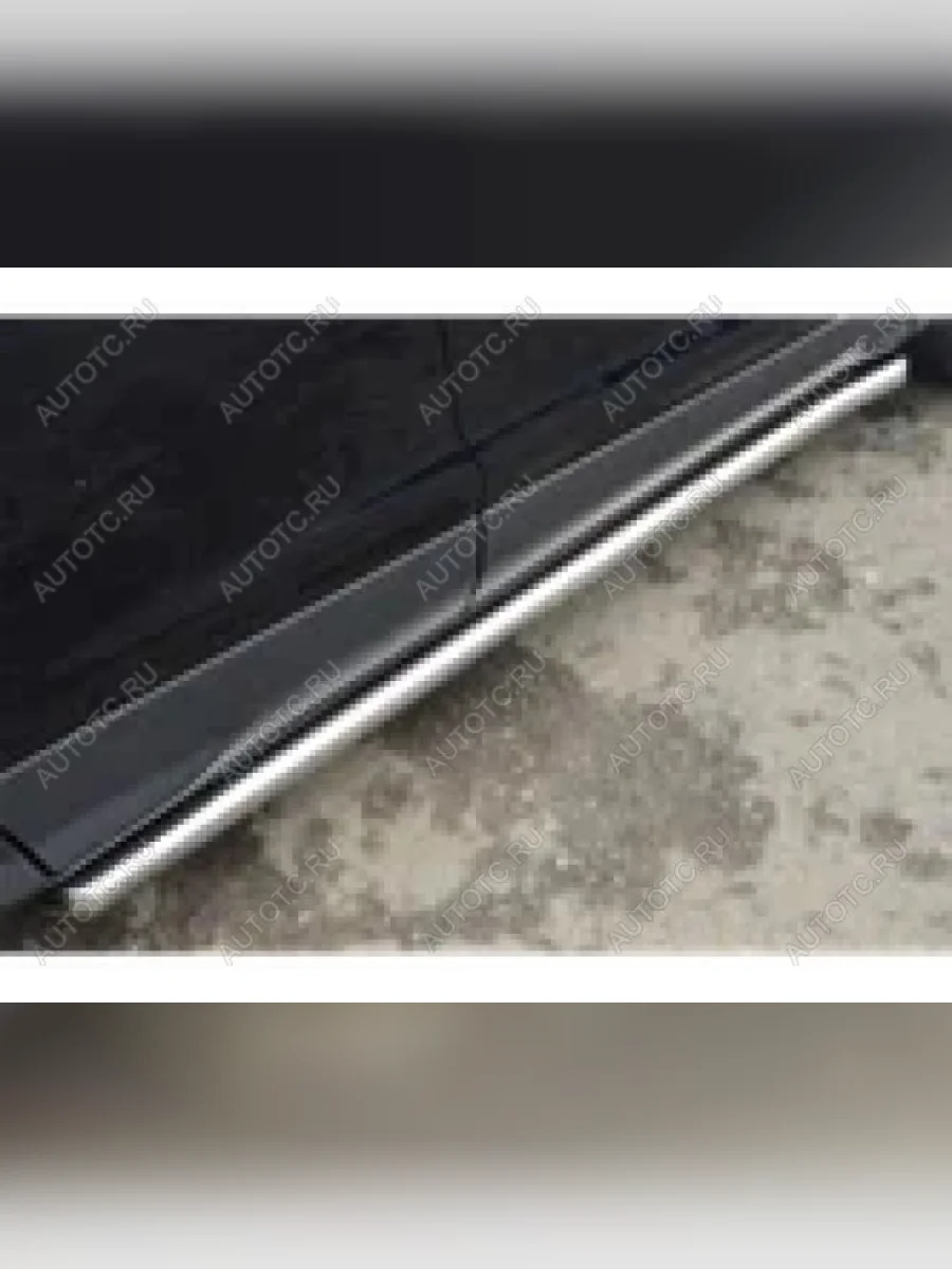 Пороги труба SLITKOFF Ford Kuga 2 дорестайлинг (2013-2016) (d57 мм)  в Самаре Самарской области