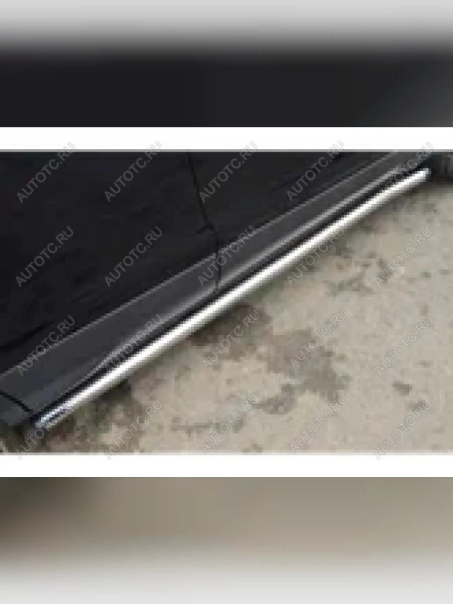 Пороги труба SLITKOFF Ford Kuga 2 дорестайлинг (2013-2016) (d57 мм)  в Самаре Самарской области