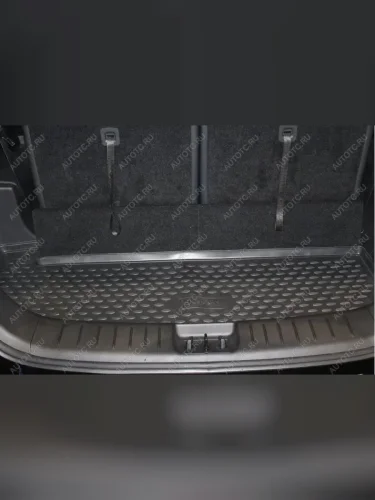 Коврик в багажник (короткий)(3-й ряд разложен) Element (черный) Geely Okavango (2021-2025)