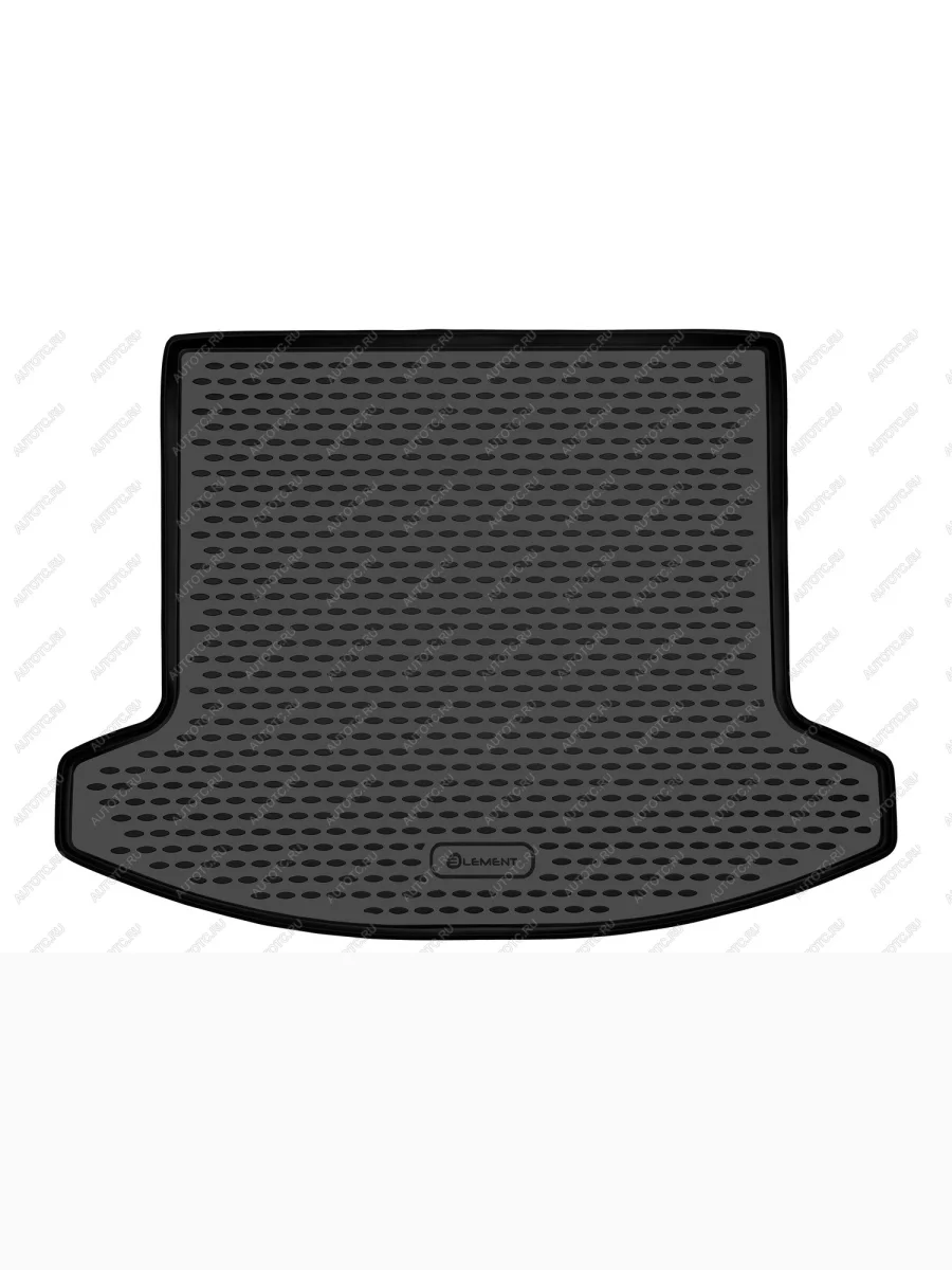 Коврик в багажник (3-й ряд сложен) Element Jetour X70 Plus (Китай) (2020-2025) (черный)  в Керчи Республика Крым