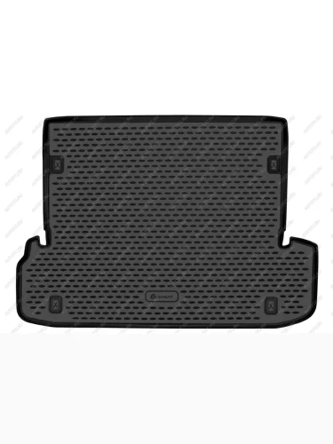 Коврик в багажник (длинный) Element (черный ) Toyota Land Cruiser Prado  J150 (2017-2020) 2-ой рестайлинг