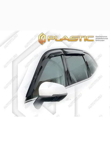 Дефлектора окон (рынок Китая) CA-Plastic (серия Classic полупрозрачный) Haval H6  B01 (2020-2024)