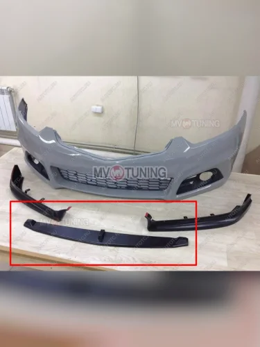 Спойлер-вставка между клыками Modulo Honda Accord  8 CU (2008-2013) седан дорестайлинг, седан рестайлинг