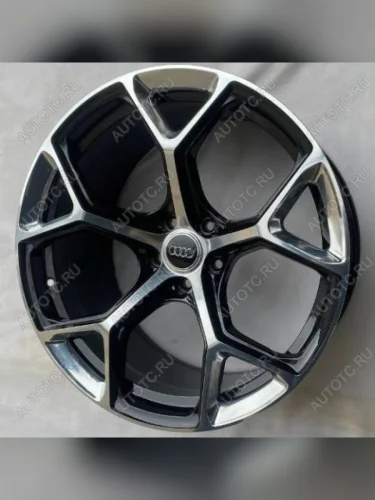 Колесный литой диск (модель FF494) ZIXI 8.5 x 19 (Black Silvery Face) 