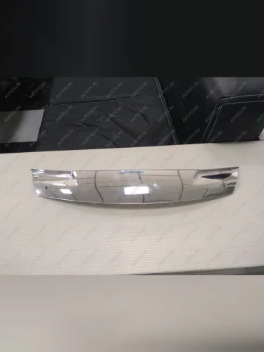 Дефлектор капота CA-Plastiс (серия Хром серебро) Honda Shuttle  дорестайлинг (2015-2019)