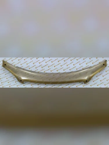 Дефлектор капота CA-Plastic (серия Шелкография карбон медь) Chery Tiggo T11 дорестайлинг (2005-2013)