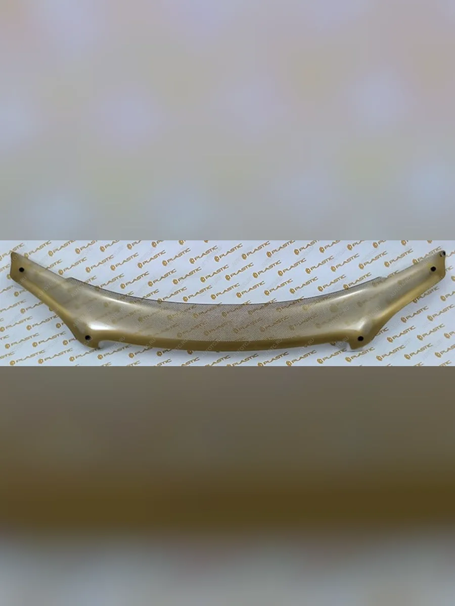 Дефлектор капота CA-Plastic Chery Tiggo T11 дорестайлинг (2005-2013) (серия Шелкография карбон медь)  в Керчи Республика Крым