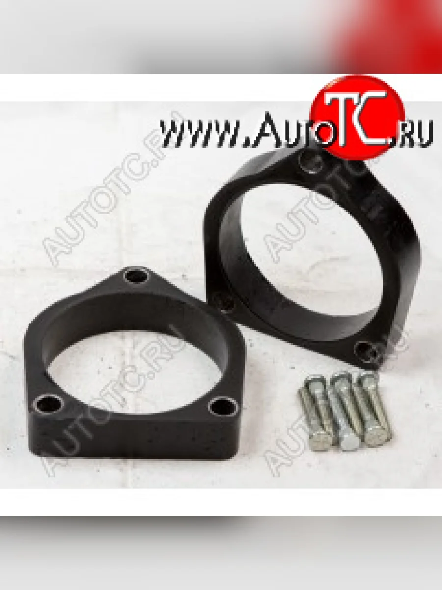 Передние проставки для увеличения клиренса (2 шт., крепёж) KLIRENSPLUS  Mazda 323 (1994-1996) BA (20 мм)  в Самаре Самарской области
