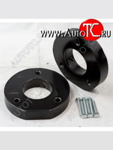 Передние проставки для увеличения клиренса (2 шт., крепёж) KLIRENSPLUS (40 мм) Chevrolet Captiva (2013-2016), Chevrolet Equinox (2015-2017), Daewoo Winstorm (2006-2010), Opel Antara (2006-2010), Saturn Vue (2002-2007)