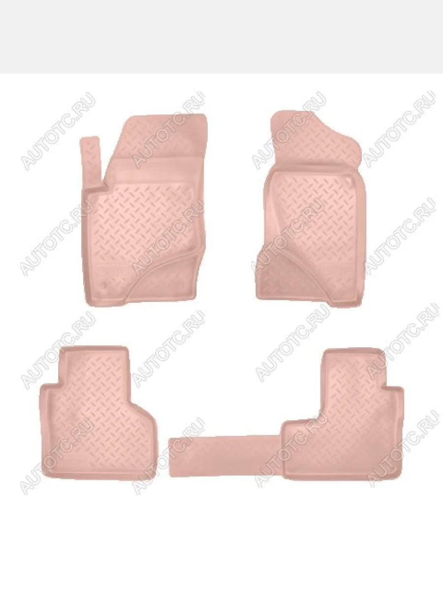 Коврики салонные Norplast Unidec Chevrolet Niva 2123 рестайлинг (2009-2020) (бежевый)  в Керчи Республика Крым