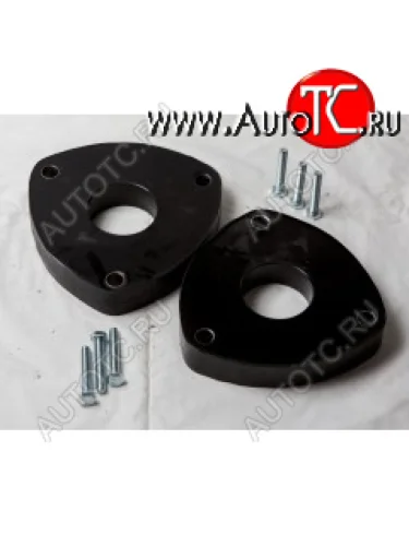 Передние проставки для увеличения клиренса (2 шт., крепеж) KLIRENSPLUS (20 мм) INFINITI JX35 (2012-2014), INFINITI QX60  L50 (2013-2021), Nissan Altima  L34 (2018-2023), Nissan Elgrand  3 (2010-2025), Nissan Maxima ( A35,  A36) (2008-2023), Nissan Pathfinder  R52 (2012-2017), Nissan Teana ( 2 J32,  3 L33) (2008-2020)