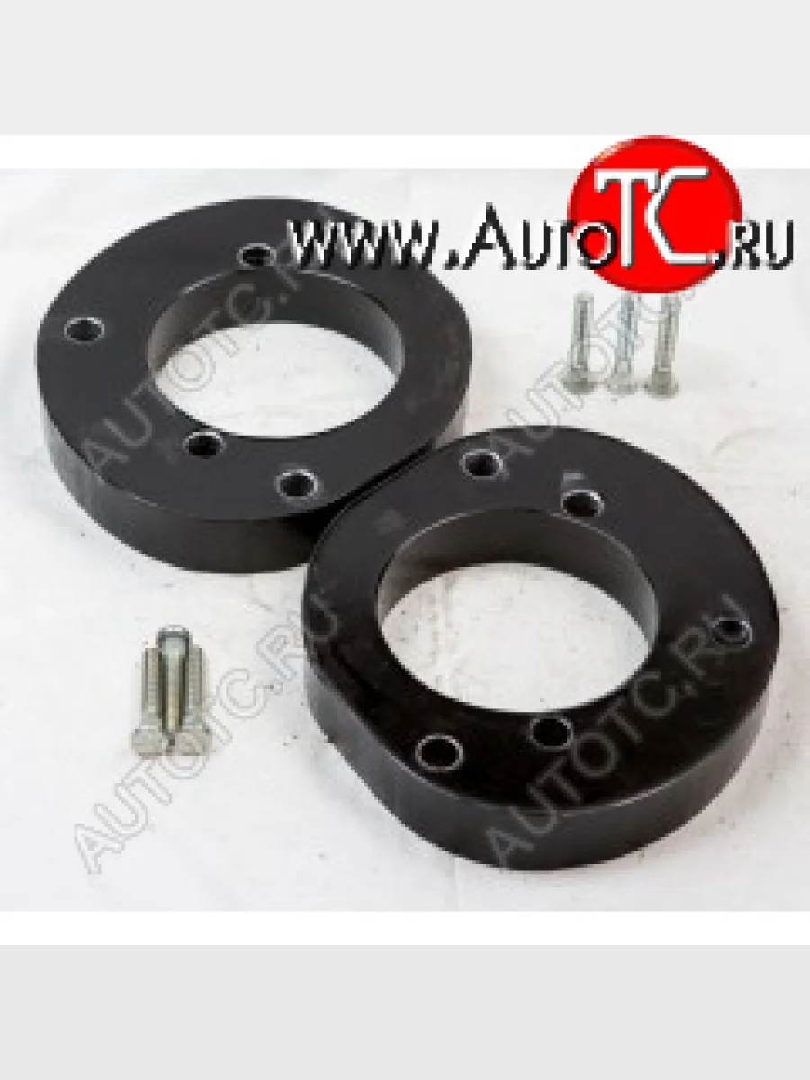 Передние проставки для увеличения клиренса (2 шт., крепеж) KLIRENSPLUS Dodge Caravan минивэн (2000-2007) (40 мм)  в Самаре Самарской области