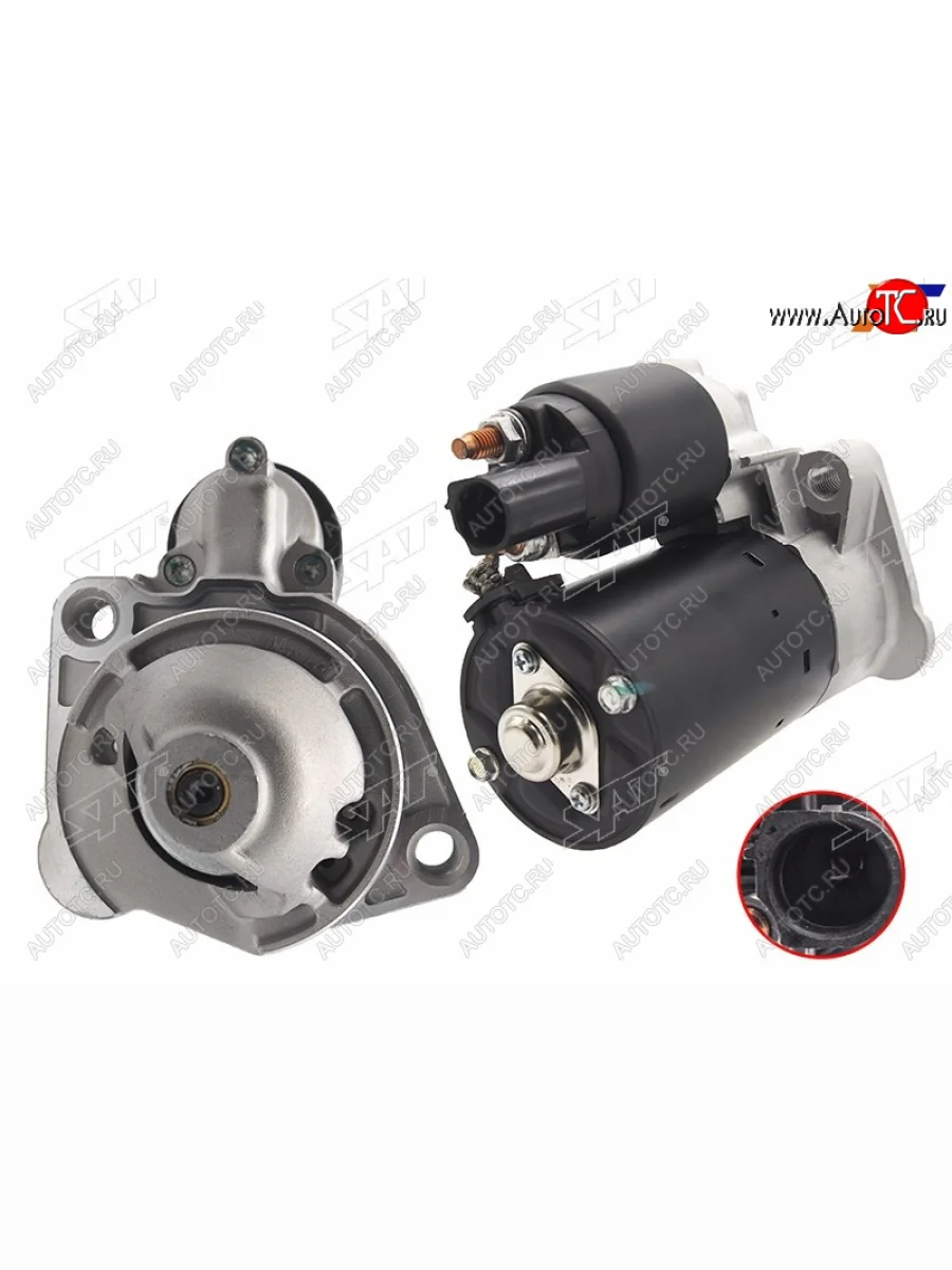 Стартер (1,2 kW/ Z=9) SAT Audi A4 B6 седан (2000-2006)  в Керчи Республика Крым