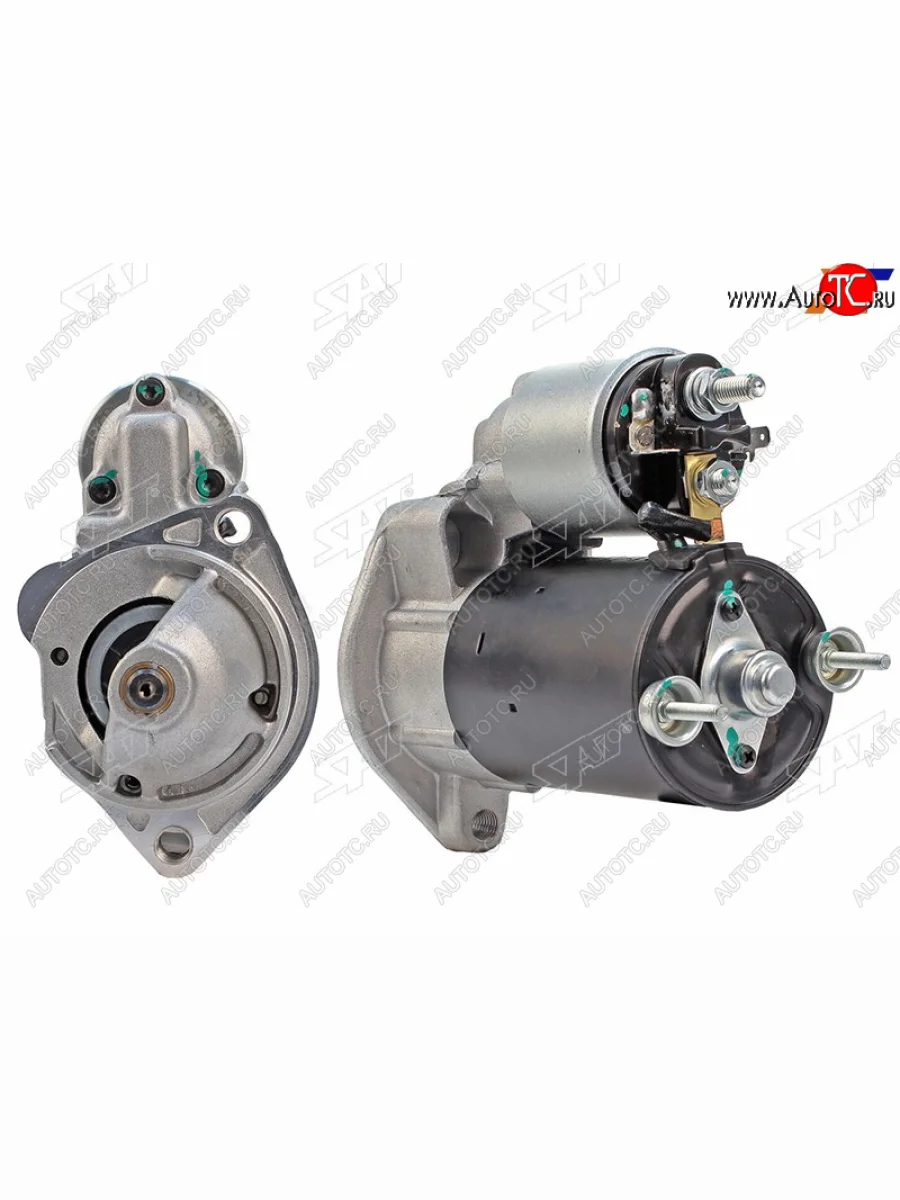 Стартер (1,1 kW/ Z=9) SAT Audi 100 С4 седан (1990-1995)  с доставкой в г. Керчь