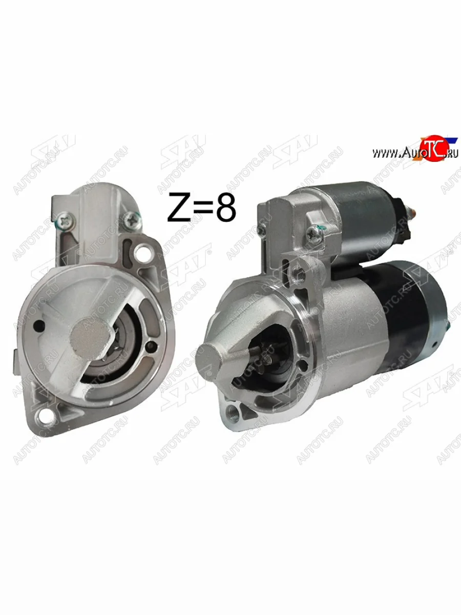 Стартер (2 kW/ Z=8) SAT Hyundai Sonata EF рестайлинг ТагАЗ (2001-2013)  в Керчи Республика Крым