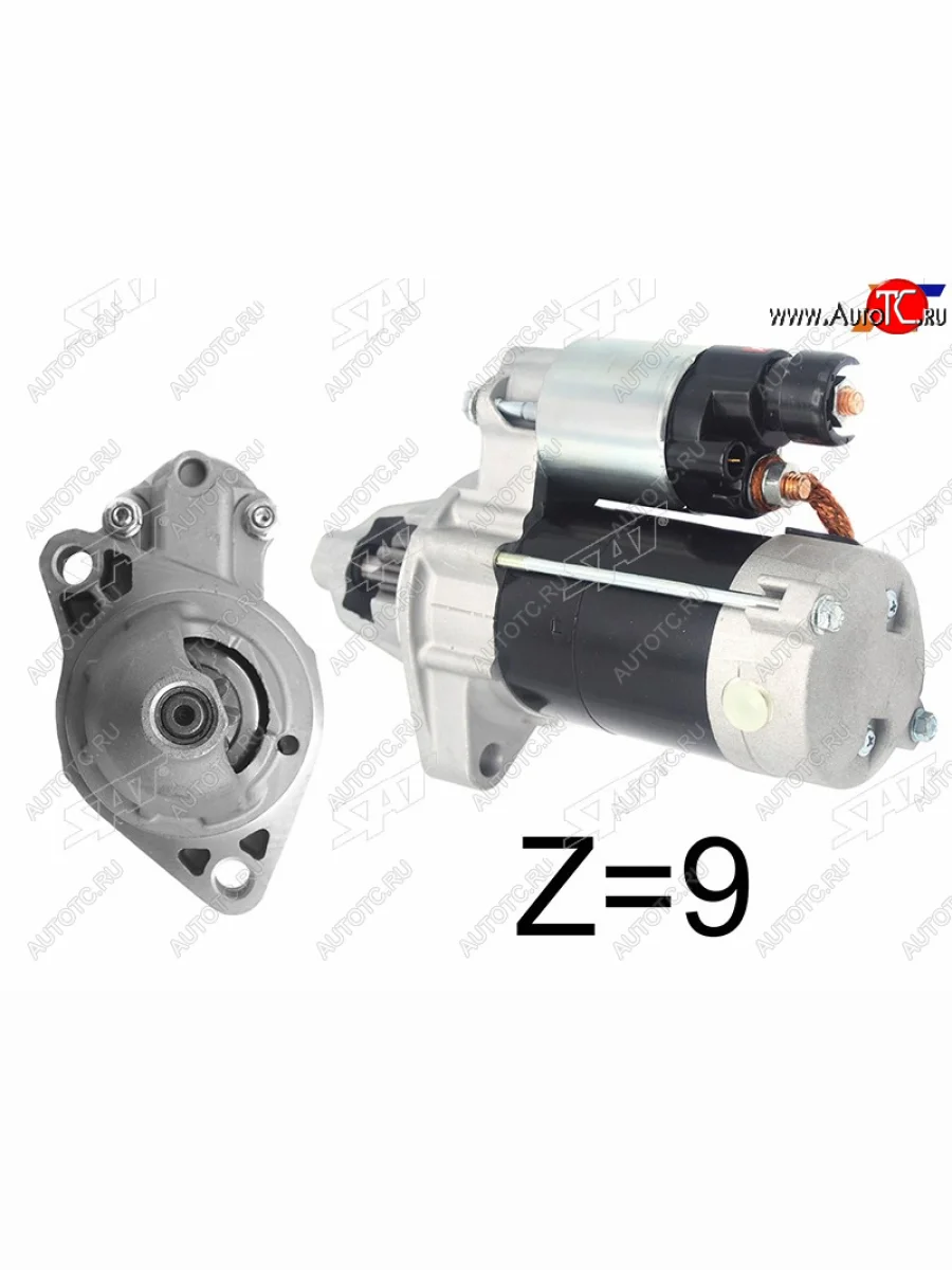 Стартер (1 kW/ Z=9) SAT Honda Orthia (1999-2002)  с доставкой в г. Керчь