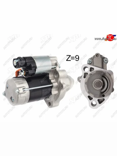 Стартер (0,7 kW/ Z=9) SAT Honda Airwave 1 GJ рестайлинг (2008-2010)